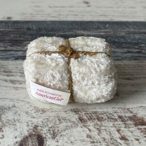 American Girl BITTY BABY Doll HARVEST PLAID Set - PLUSH Cotton Bale TOY Only